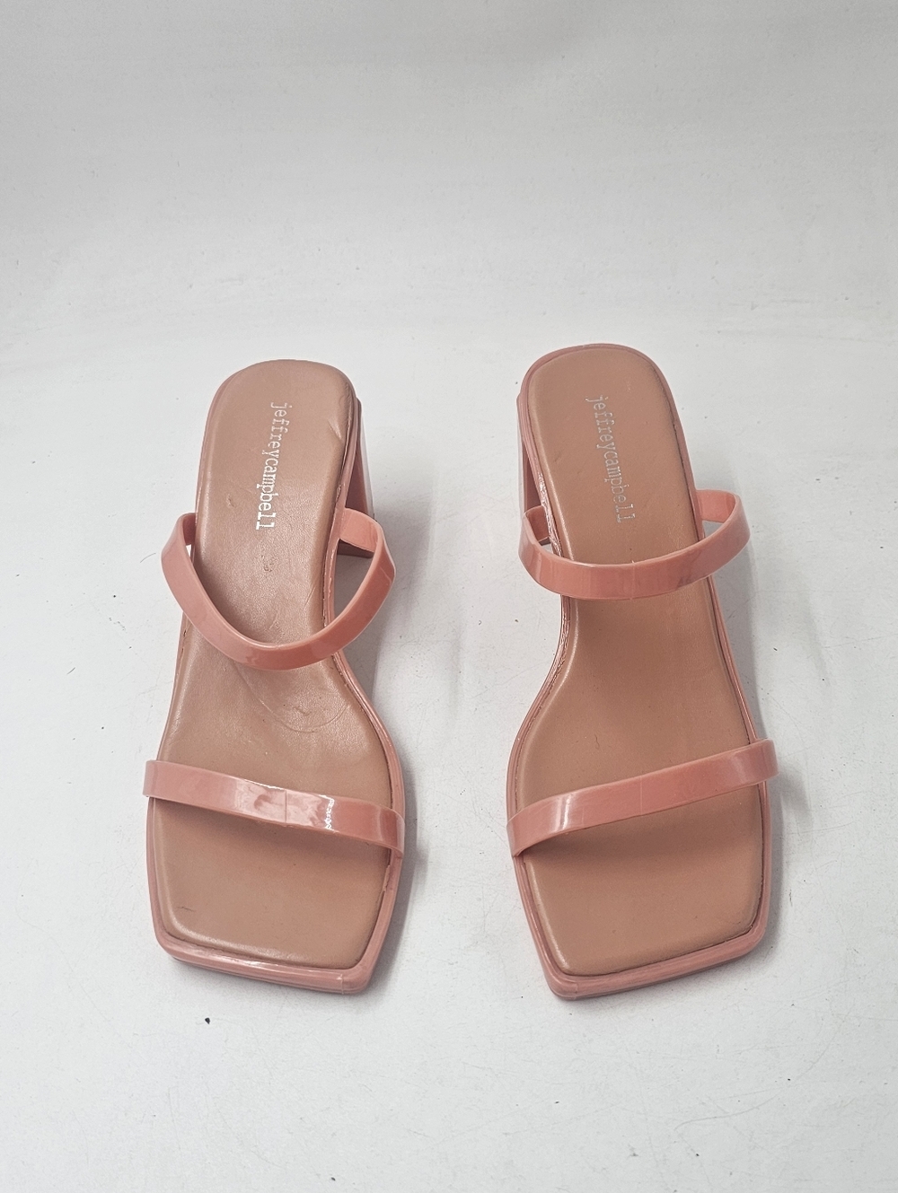 Jeffrey Campbell Jamm 3 Jelly Slide Sandals Nude Peach Womens Size 7 - Picture 2 of 9